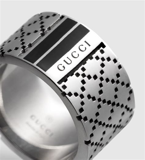 gucci rings for him|pre own gucci men ring.